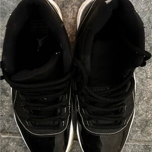 Jordan Black and White Men's Athletic Shoes